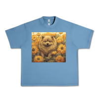 Pebble Blue chow chow Urban Heavy Tee - Unal Design