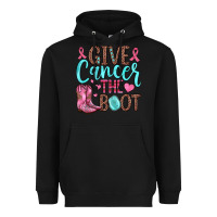Black give cancer the boot Heavyweight Hoodie - JahusDesignShop