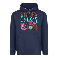 Navy give cancer the boot Heavyweight Hoodie - JahusDesignShop