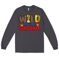 Smoke wild about softball Long Sleeve Tee - Zillion Design Studio