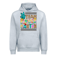 Heather Grey team kindergarten Urban Hoodie - NancyCooperArtShop