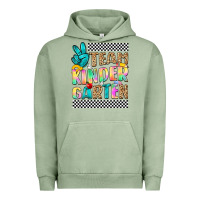 Pigment Oil Green team kindergarten Urban Hoodie - NancyCooperArtShop