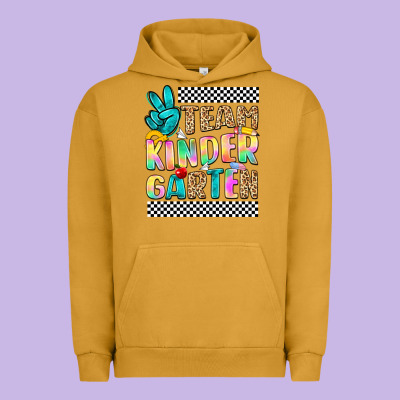 Team Kindergarten Urban Hoodie Designed By Nancycooperartshop