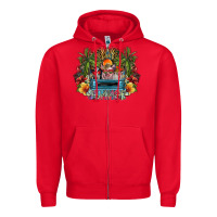 Red summer Zipper Hoodie - SublimationCraftShop