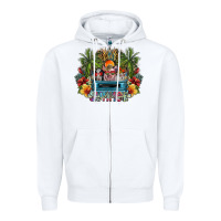White summer Zipper Hoodie - SublimationCraftShop