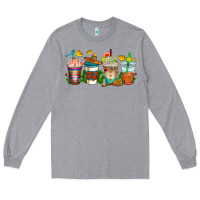 Heather Grey cinco de mayo coffee cups Long Sleeve Tee - AdoDesignShop