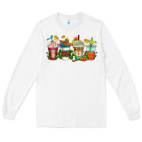 White cinco de mayo coffee cups Long Sleeve Tee - AdoDesignShop
