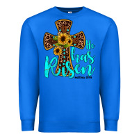 True Royal he has risen Premium Sweatshirt - JahusDesignShop