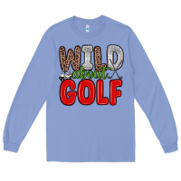 Colony Blue wild about golf Long Sleeve Tee - Zillion Design Studio