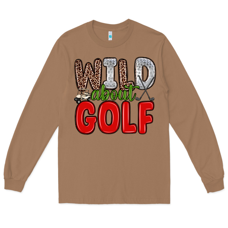 Wild About Golf Long Sleeve Tee by Zillion Design Studio | Teevron