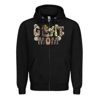 Black kinda busy being a goat mom Zipper Hoodie - CowhideDigitalArt