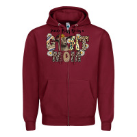 Burgundy kinda busy being a goat mom Zipper Hoodie - CowhideDigitalArt