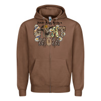 Chestnut kinda busy being a goat mom Zipper Hoodie - CowhideDigitalArt