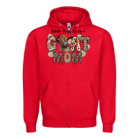 Red kinda busy being a goat mom Zipper Hoodie - CowhideDigitalArt