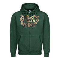 Sports Green kinda busy being a goat mom Zipper Hoodie - CowhideDigitalArt