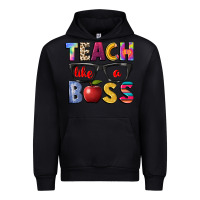 Black teach like a boss Urban Hoodie - NancyCooperArtShop