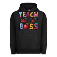 Pigment Black teach like a boss Urban Hoodie - NancyCooperArtShop