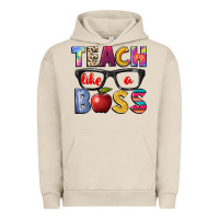 Pigment French Oak teach like a boss Urban Hoodie - NancyCooperArtShop
