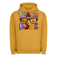 Pigment Peanut Butter teach like a boss Urban Hoodie - NancyCooperArtShop