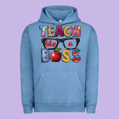 Teach Like A Boss Urban Hoodie Designed By Nancycooperartshop