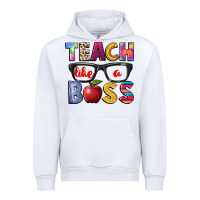 White teach like a boss Urban Hoodie - NancyCooperArtShop