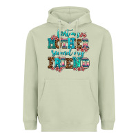 Matcha first my mother second my friend Heavyweight Hoodie - AdoDesignShop