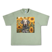 Oil Green dalmatian Urban Heavy Tee - Unal Design