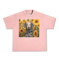 Salmon dalmatian Urban Heavy Tee - Unal Design