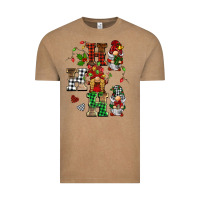 Vintage Coffee christmas ho ho ho gnomes Vintage Tee - BarkalooDesign