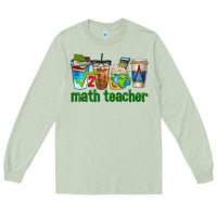 Matcha math teacher coffee cups Long Sleeve Tee - texasbilliewilder