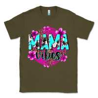 Army Green mama vibes Classic Tee - Zillion Design Studio