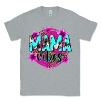 Heather Grey mama vibes Classic Tee - Zillion Design Studio