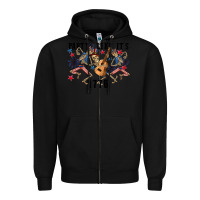 Black Party like its 1776 4th of july Zipper Hoodie - CowGirlArtShop