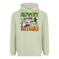 Matcha support your local witches Heavyweight Hoodie - BundleAndBundleShop