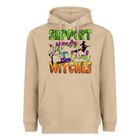 Mushroom support your local witches Heavyweight Hoodie - BundleAndBundleShop