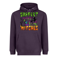 Plum support your local witches Heavyweight Hoodie - BundleAndBundleShop