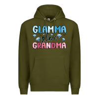Army Green glamma glam grandma Premium Hoodie - MaliasSmallBusiness