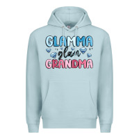 Blue Mist glamma glam grandma Premium Hoodie - MaliasSmallBusiness