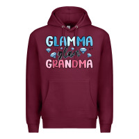 Burgundy glamma glam grandma Premium Hoodie - MaliasSmallBusiness