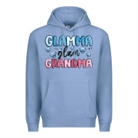 Colony Blue glamma glam grandma Premium Hoodie - MaliasSmallBusiness