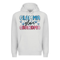 Dove Grey glamma glam grandma Premium Hoodie - MaliasSmallBusiness