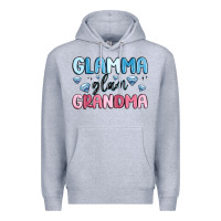 Heather Grey glamma glam grandma Premium Hoodie - MaliasSmallBusiness