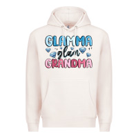 Pale Pink glamma glam grandma Premium Hoodie - MaliasSmallBusiness
