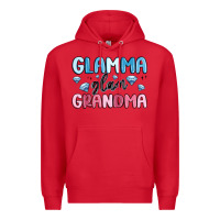 Red glamma glam grandma Premium Hoodie - MaliasSmallBusiness