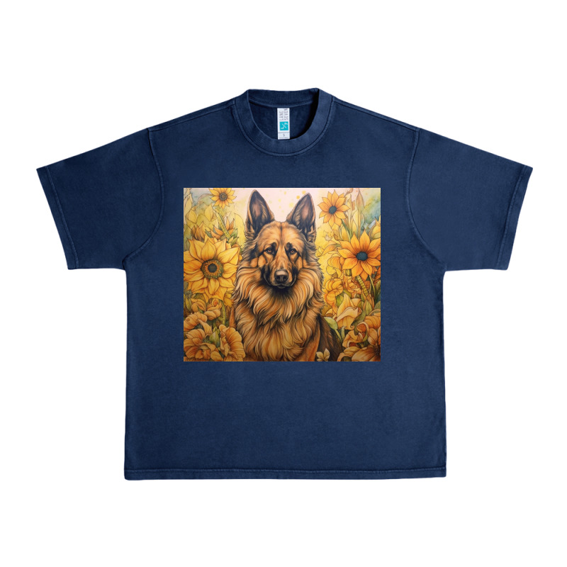 German Shepherd Urban Heavy Tee by Unal Design | Teevron