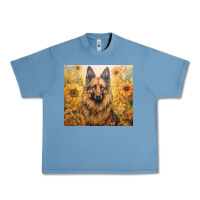 Pebble Blue german shepherd Urban Heavy Tee - Unal Design