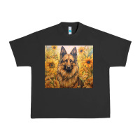 Pigment Black german shepherd Urban Heavy Tee - Unal Design