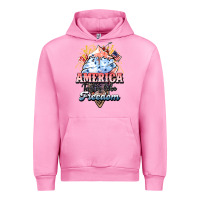 Fuchsia Pink America ice cream Urban Hoodie - NancyCooperArtShop