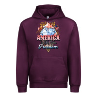 Mauve Wine America ice cream Urban Hoodie - NancyCooperArtShop