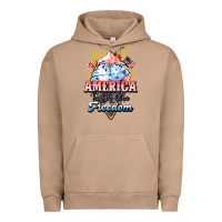 Pigment Burro America ice cream Urban Hoodie - NancyCooperArtShop